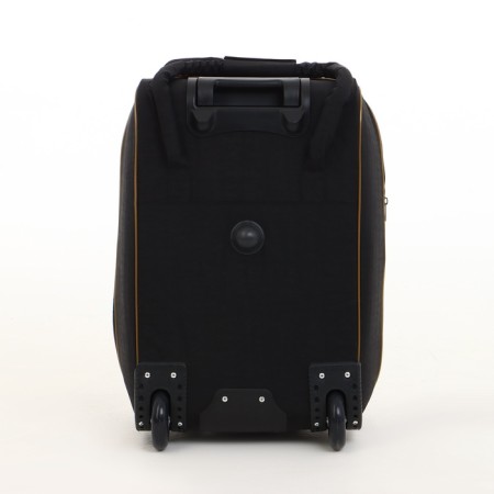 Small Small suitcase 20 "with a bag, a lightning department, with an extension, the color is black-3