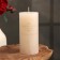 Candle-cylinder aromatic "jasmine", 7x15 cm