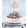 New Year's Wooden Topper for the Cake "Happy New Year", 120x116