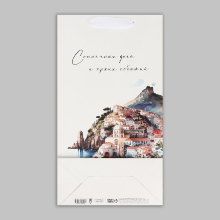 Gift package for two bottles, packaging, “Bright events”, 35 x 20 x 9 cm-8