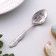 A spoon is nominal, tea, with an engraving "love", h = 14