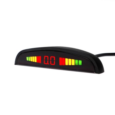 Parking system 4 sensors, LED screen, 12 V, black sensor-2