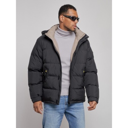 Sports Bologna male winter, size 54, black color-6