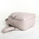 City backpack on lightning, beige color
