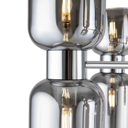 Suspended lamp 60W, 10khe27, 51x70 cm, chrome-5