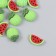 Decor for creativity plastic "watermelon mix" set of 12 pcs 1.5x1.2 cm