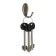 Hook furniture tundra TKO004, one -rod, bronze, 10 pcs TMP