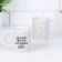 Sublimation mug "Once risking...", with application
