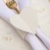 The set is decorative. rings for napkins "hearts" 2 pcs, d = 5 cm, 100% p/e, felt