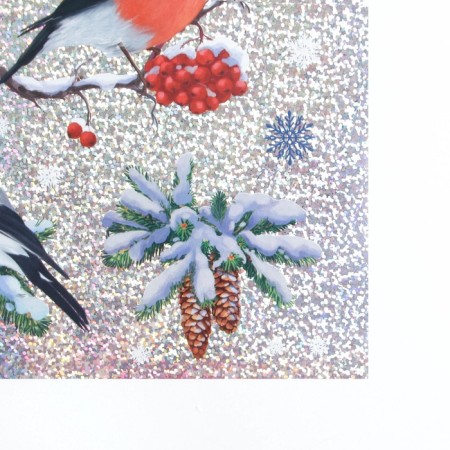 Interior sticker - Snegier's headgrass, 21 x 33 cm, New Year-3