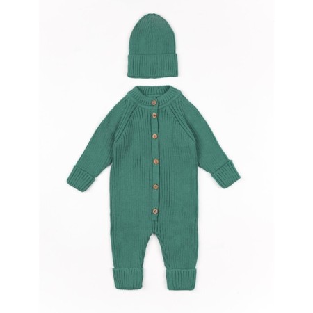 Knitted Knot Killed with a cap Amarobaby Pure Love Tot, height 80 cm, green color-21