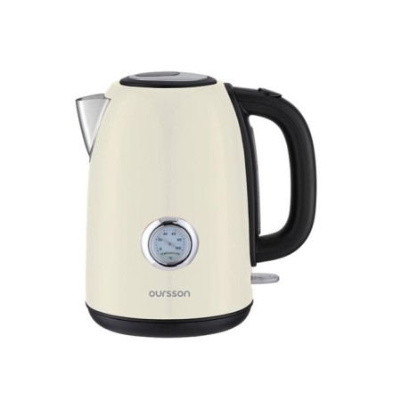 Electric kettle Oursson EK1752M/IV, metal, 1.7 l, 2150 W, auto shutdown, beige