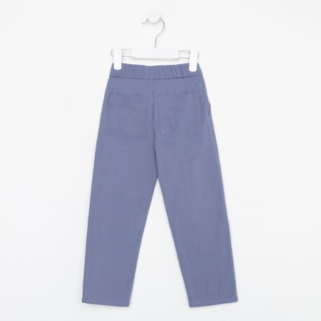 Pants for the boy Minaku: Cotton Collection Blue Blue, Height 122-7