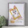 Photo frame plastic "Frosty silver style" 21x30 cm, frosty silver
