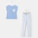 Pajama female kaftan "stars" pants, T -shirt, p. 40-42