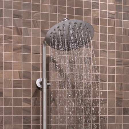 The shower system "RMS" SUS124-003DK-3, tropical shower, stainless steel, satin-3