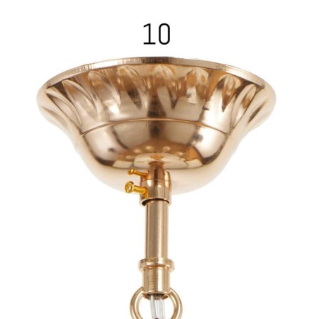 Chandelier 73196/8 E27 40W gold 80x80x42 cm Bayerlux-5