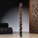 Candle-scruff "from bad habits", wormwood, nettles, St. John's wort and juniper, 16x1.2 cm, black