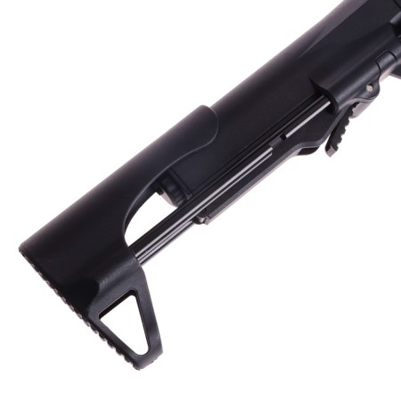 A child’s machine gun with metal elements, shoots gel bullets, battery-10