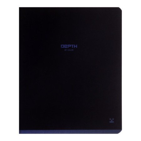 Notebook of 48 sheets in the BG Monocolor Blue cage, cover coated cardboard, Soft Touch, mix-4