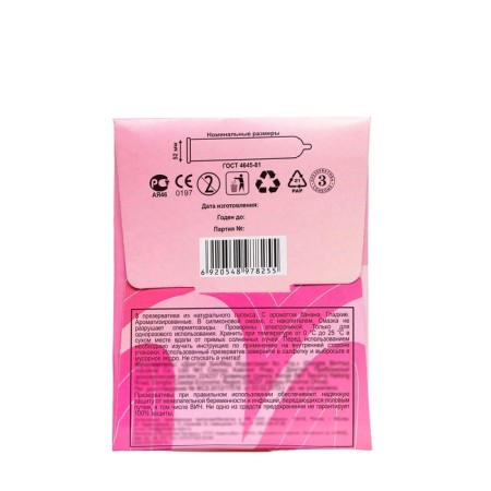 Hello condoms, mix, 3 pcs.-7