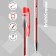 Gel pen Erichkrause G-Point, red ink, node 0.38 mm, letter line length 500 meters