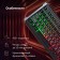 Retor keyboard 710g Black Death Black/Gray USB Multimedia for Gamer Led