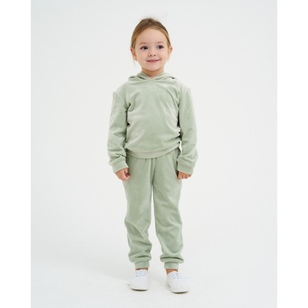 Костюм детский (толстовка, брюки) KAFTAN "Basic line" р.32 (110-116), зеленый-3