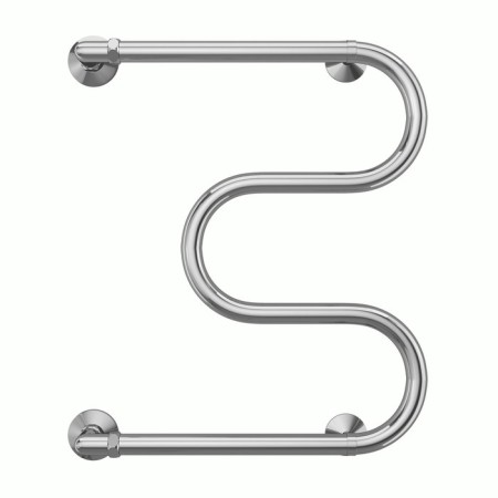 Terminus water heated towel rail M-shaped, 500x400 mm, side connection, chromium
