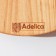 Groot board with a metal handle ADELICA, D = 20 × 1.8 cm, saturated with mineral oil, birch