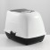 Domik toilet for cats closed with a door 50*38*37 cm, black and white