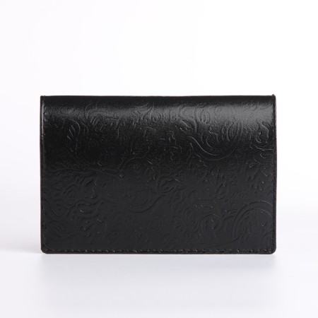 Cover for passport, black color-1