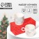 New Year. A set of mugs from ceramics "Miracles!", 250 ml, 2 pcs