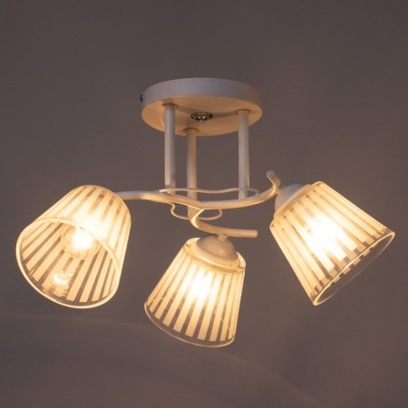 Vanessa chandelier 3x60W E27 white 45x45x27cm-2