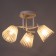 Vanessa chandelier 3x60W E27 white 45x45x27cm