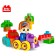 Plastic designer "Funny steam locomotive", 30 parts, Baby Blocks