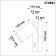 ULAR lamp, 1x9W GU10, black color