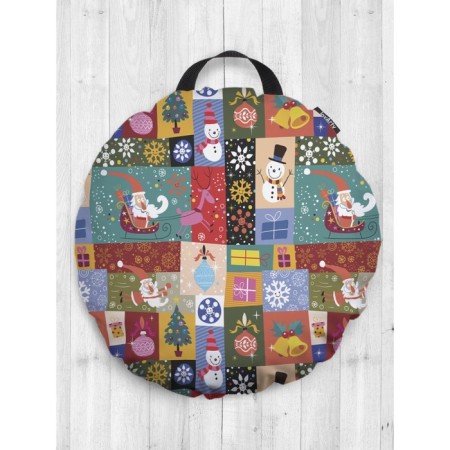 Pillow Sidushka "Holiday in Colors", Decorative, D = 52 cm