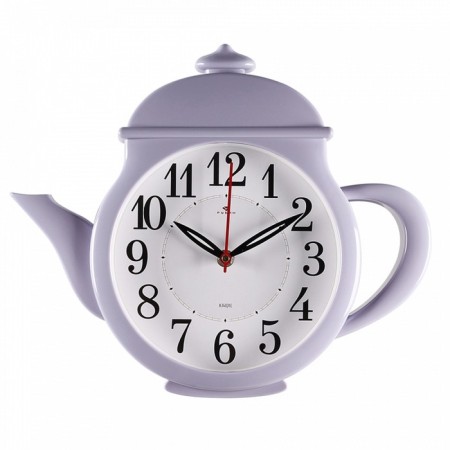 Walls are launched interior, for the kitchen, silent, "kettle" 29 x 34 cm, lilac-2