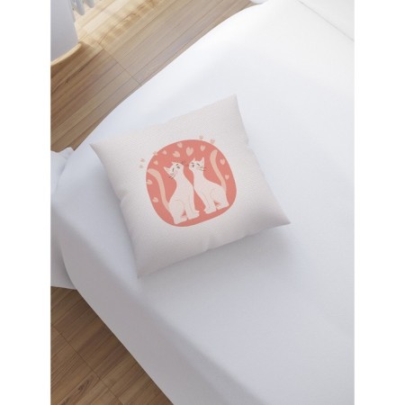 Pillowess decorative "Fit love", on a zipper, size 45x45 cm-1