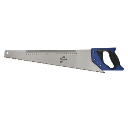 Hacksaw on wood tundra, 2k handle, 2D sharpening, heated tooth, 7-8 tpi, 500 mm-4