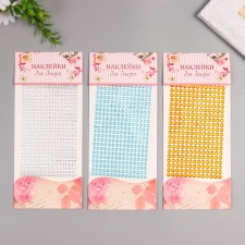 Sticker of rhinestones plastic 