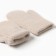Baby mittens minku, beige color, 18 cm