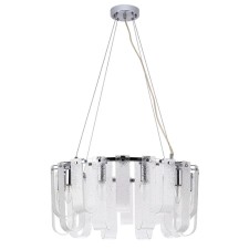 Suspended chandelier Arte Lamp Denebola A4074LM-10CC, E14, 10x40 W, 60x60x26 cm, chrome