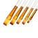 System of Synthetics, 5 pieces (No. 1/8.3/8.5/8.1/2.1/4), flat, in the blister