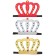 Carnival crown "King" on the elastic band, Mix colors