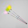 Pushwoman teaser with 2 metal bells and double pen (tough/flexible), 57 cm, mix color