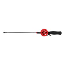 Winter fishing rod, neoprene pen, length 42 cm, red color, HBF-34 (1)