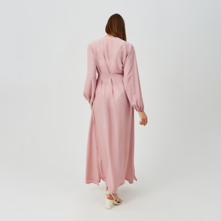 Pareo dress female minku: Summer Time Pink color, size 42-44-3