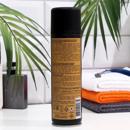 Shaving foam Sport Star Normal, for normal skin, 200 ml-1